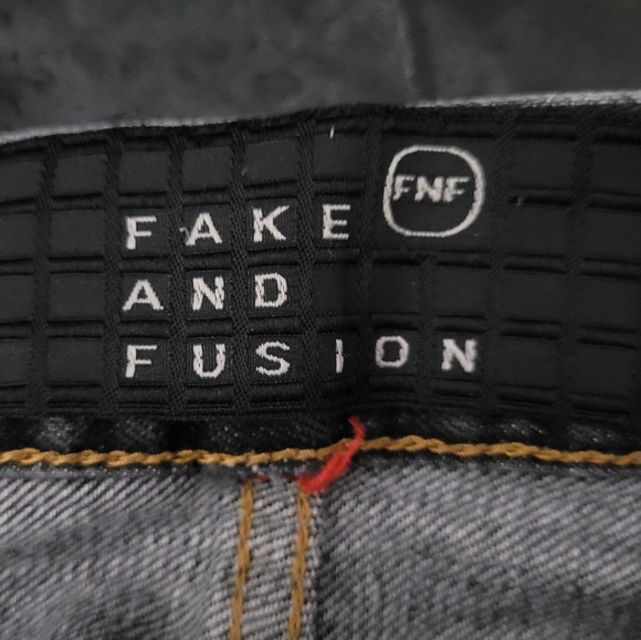 FAKE AND FUSION | regular fit straight leg jeans - Picture 7 of 10